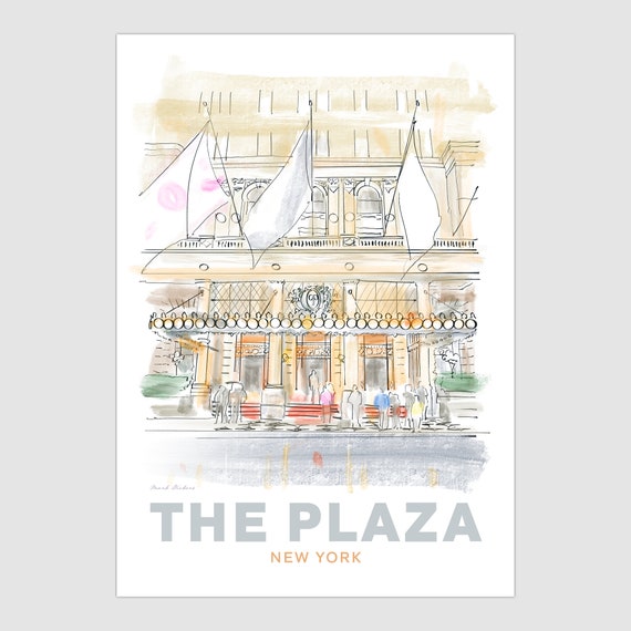 Plaza Hotel New York Digital Instant Download image
