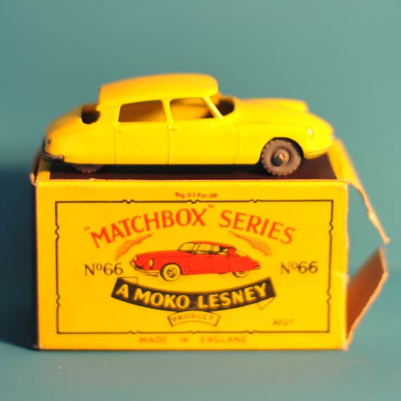 Vintage Matchbox Lesney No 66A Citroen DS19 1959 With Original Box