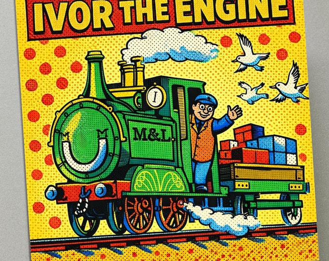 Personalised Birthday Card - Ivor the Engine