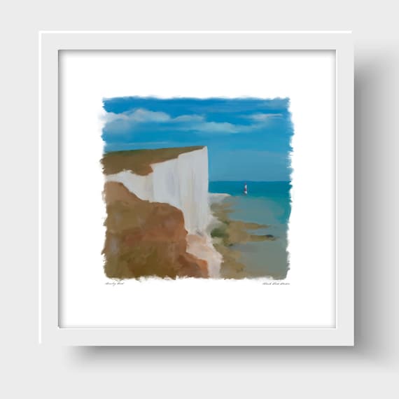 Beachy Head East Sussex Fine Art Print & Greetings Card