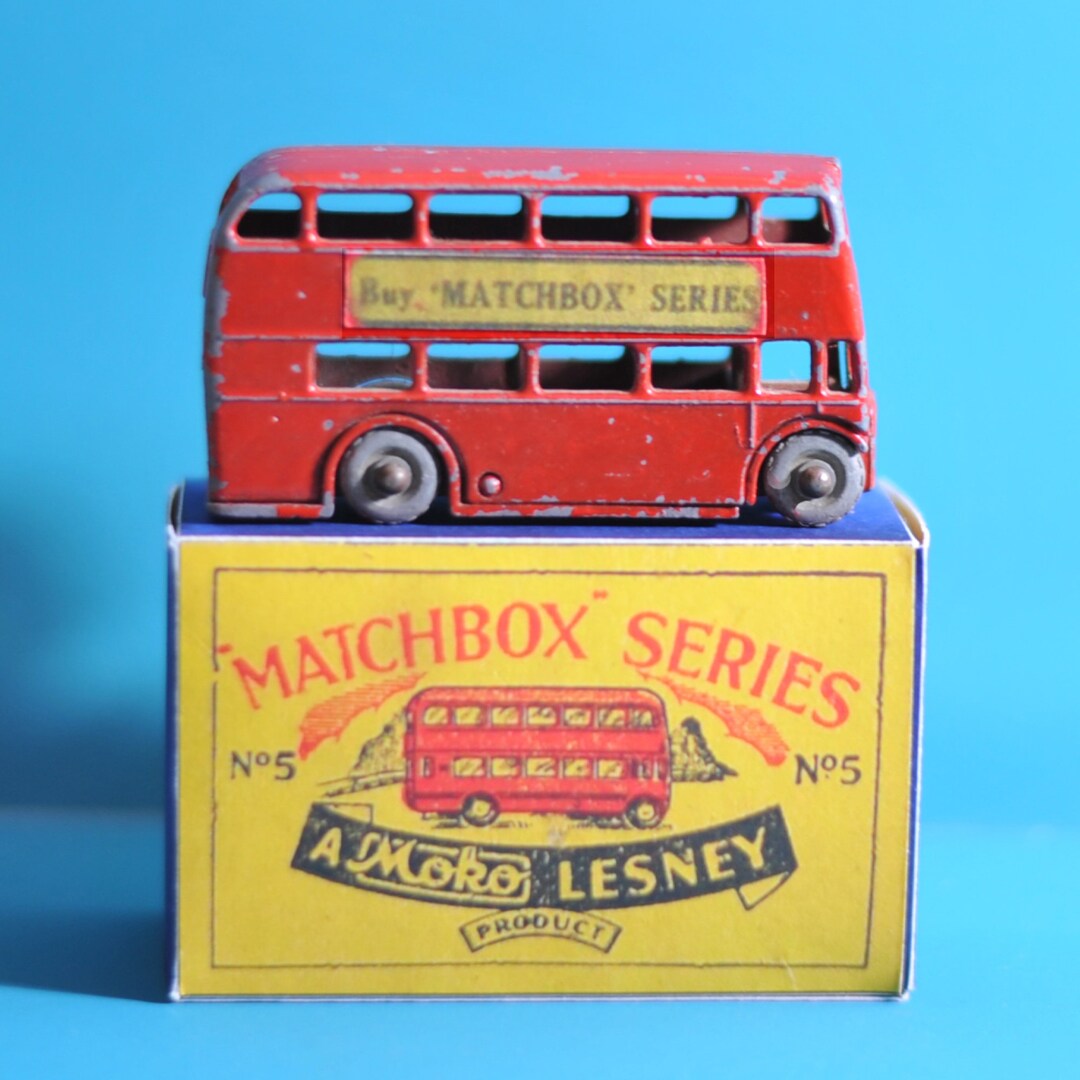 MATCHBOX Lesney No 5 -B from 1957 . London Bus 