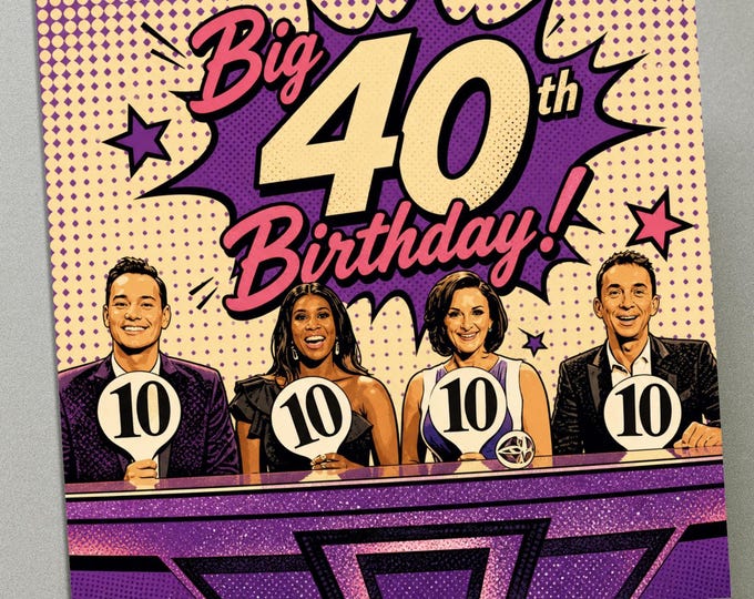 Personalised Birthday Card - Strictly Come Dancing