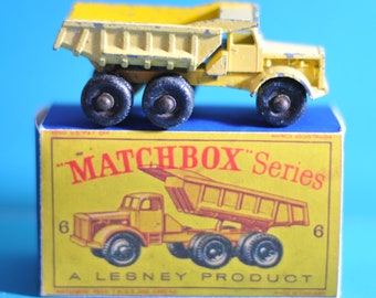 Vintage Matchbox Car No. 6 Euclid Dump Truck Quarry Truck | eBay