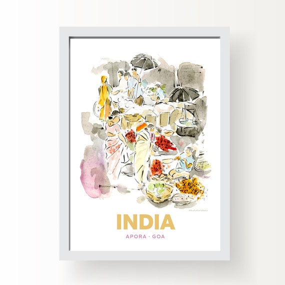 India, Goa Art Print