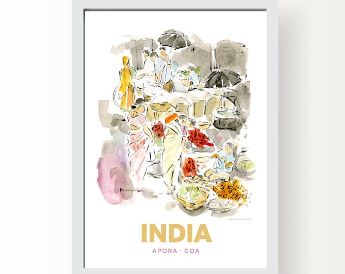 India, Goa Art Print