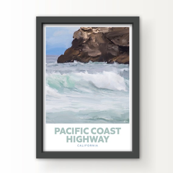 Pacific Coast Highway California Art Print