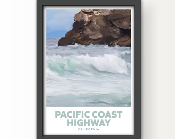 Pacific Coast Highway California Art Print