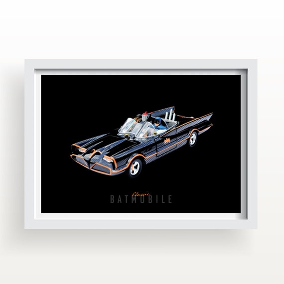 1960s Classic Batmobile Art Print
