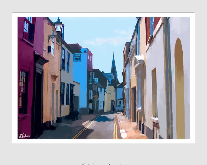 Deal Kent Original Oil Painting Giclee Print and Greetings Card