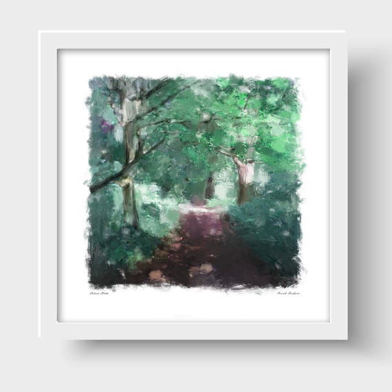 Oxleas Woods, Eltham, London Art Print & Greetings Card