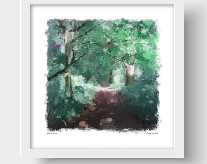 Oxleas Woods, Eltham, London Art Print & Greetings Card