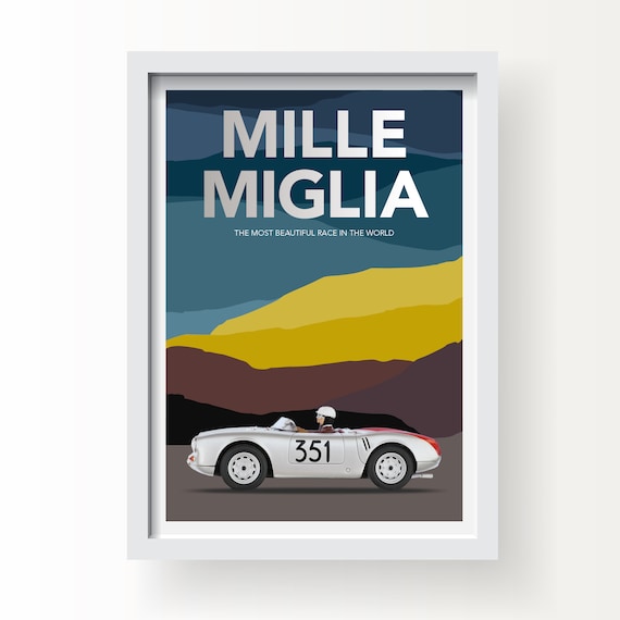 Mille Miglia Art Print
