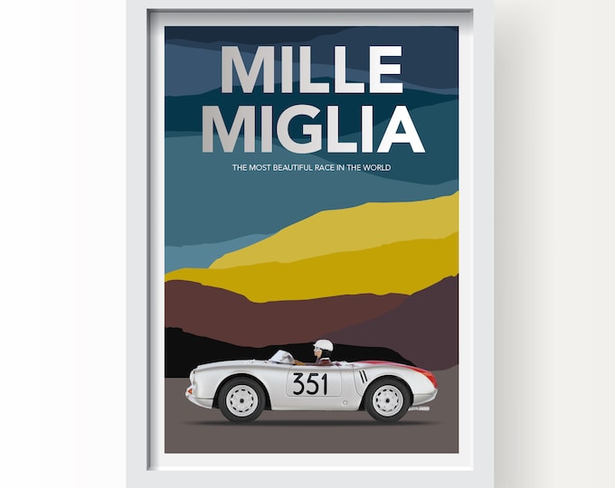 Mille Miglia Art Print