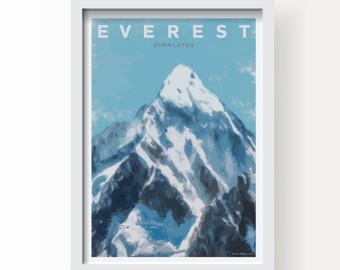 Mount Everest Fine Art Print & Greetings Card