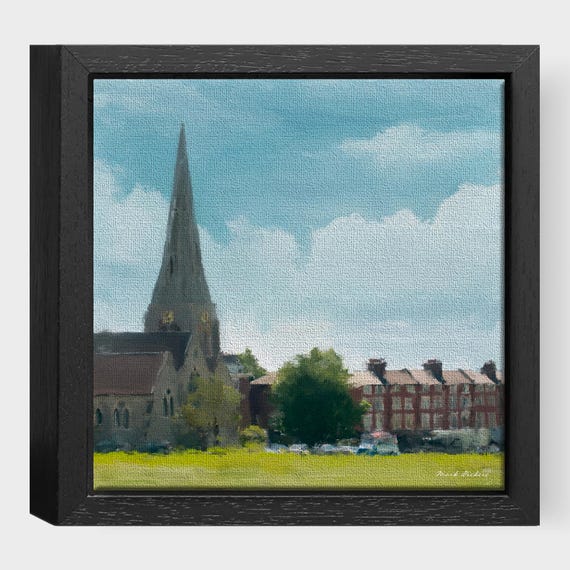 All Saints, Blackheath London - Framed Printed Canvas