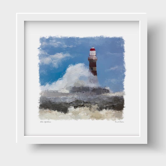 The Shipping Forecast Art Print and Greetings Card - Tyne