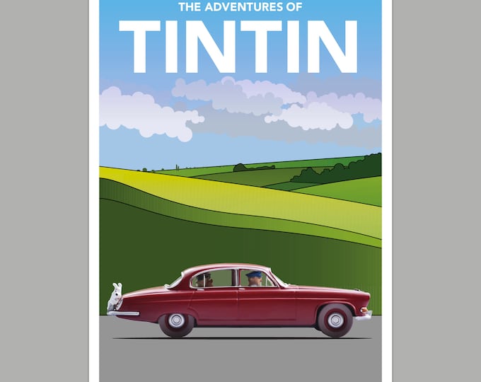 TinTin Greeting Card
