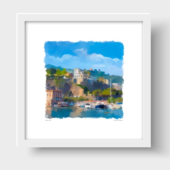 Sorrento, Italy Art Print & Greetings Card