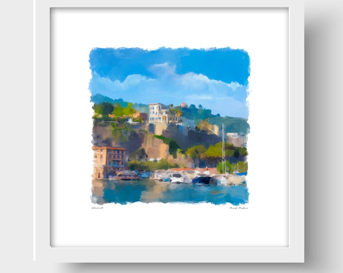 Sorrento, Italy Art Print & Greetings Card