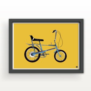 Chopper Fahrrad Kunstdruck und Grußkarte