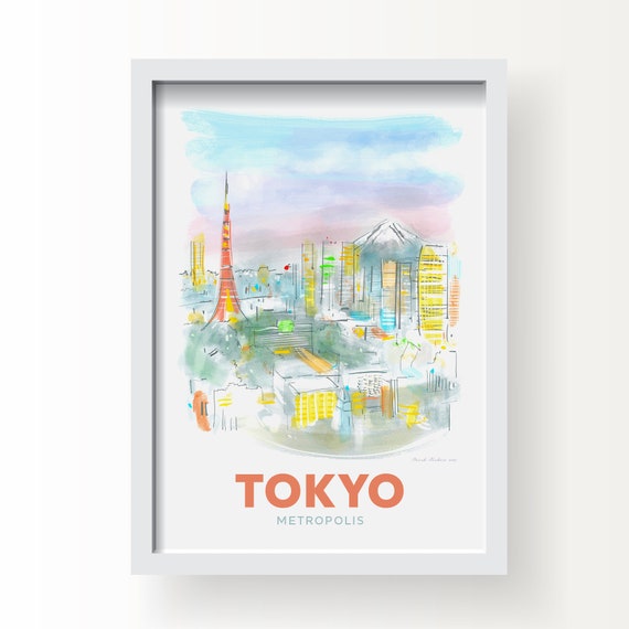 Tokyo Art Print Poster