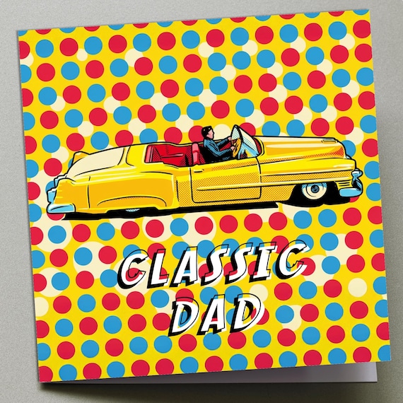 Personalised Birthday Card Classic Dad