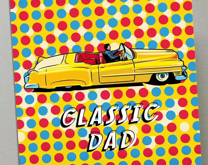 Personalised Birthday Card Classic Dad