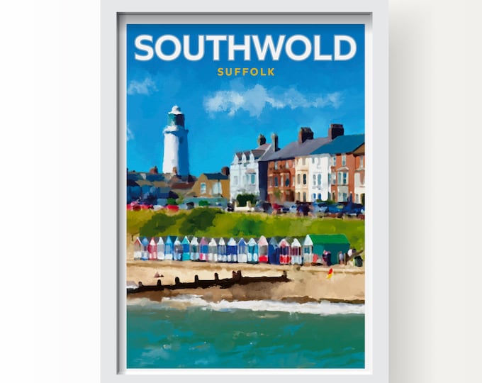 Southwold Suffolk Fine Art Print, Greetings Card & Postcard