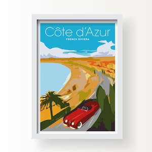 Côte d'Azur Côte d'Azur Impression artistique