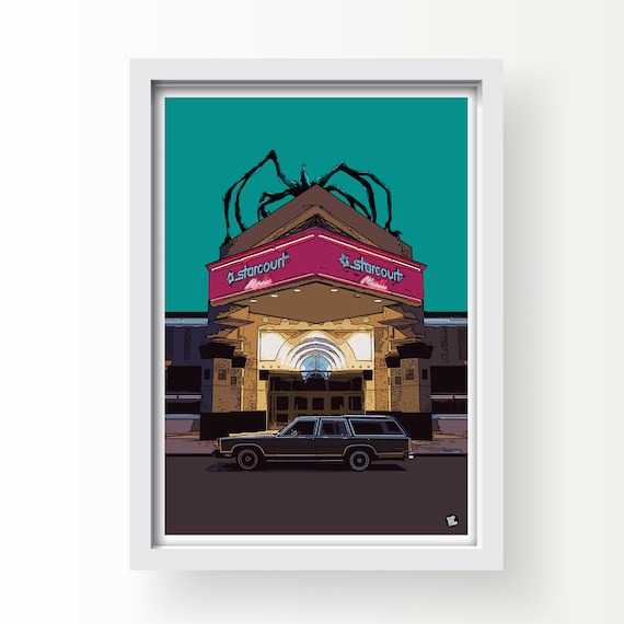 Stranger Things, The Battle of Starcourt Retro Poster & Greetings Card