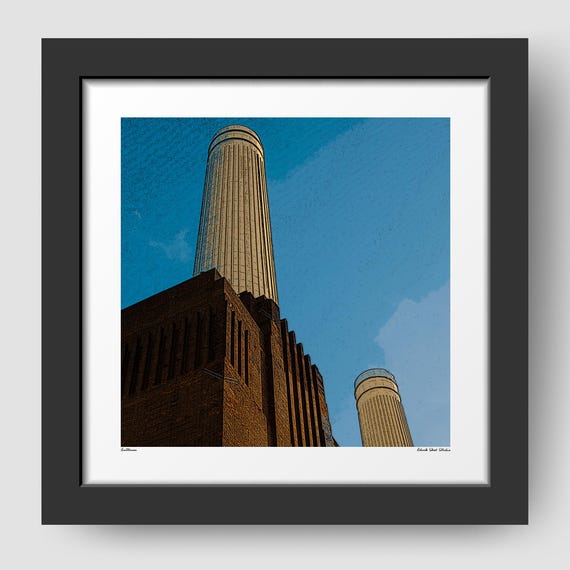 Battersea Power Station London Art Print & Greetings Card