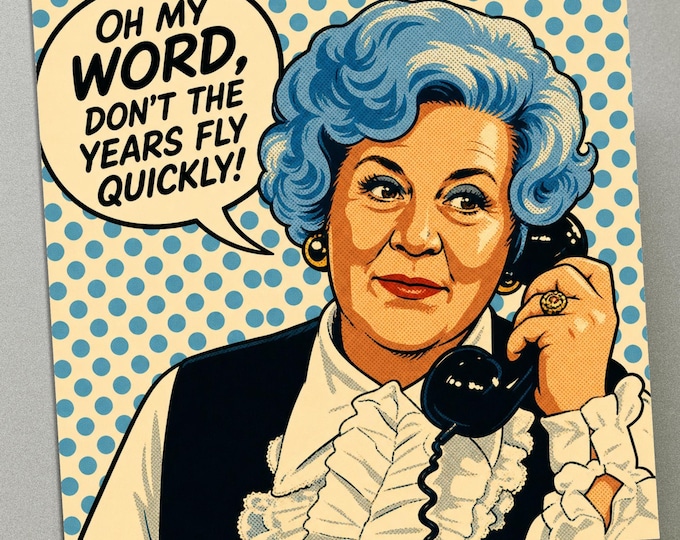 Personalised Birthday Card - Mrs. Slocombe