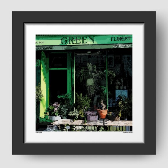 Brook Green Hammersmith London Art Print & Greetings Card
