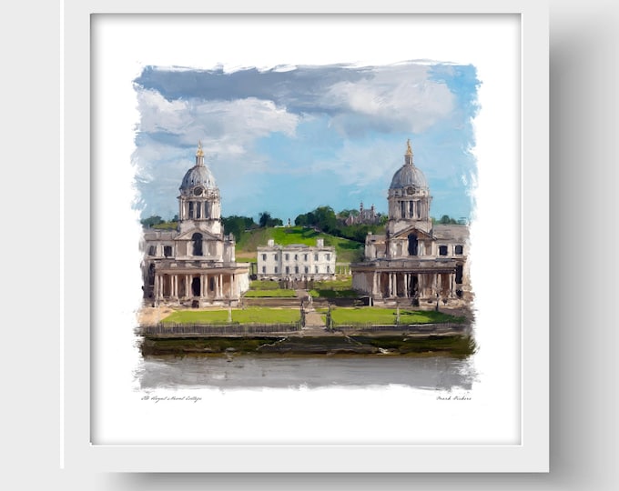 Old Royal Naval College, London Art Print & Greetings Card