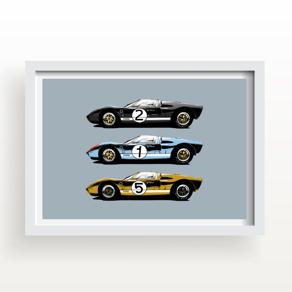 1966 GT40 Le Mans Art Print