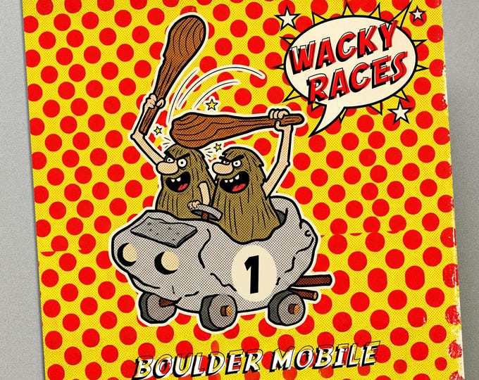 Personalised Birthday Card - Wacky Races No.1