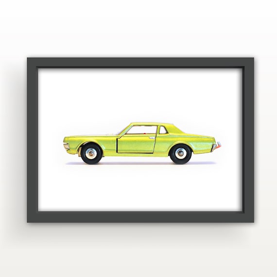 Vintage Matchbox Mercury Cougar Car 1968 Art Print & Greetings Card