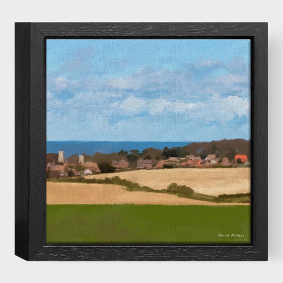Norfolk Coast England - Framed Printed Canvas