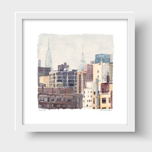 Manhattan No.2, New York Impression d'art et carte de vœux