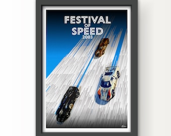 Festival of Speed Ford GT40 Art Print