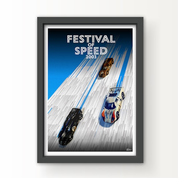 Festival of Speed Ford GT40 Art Print