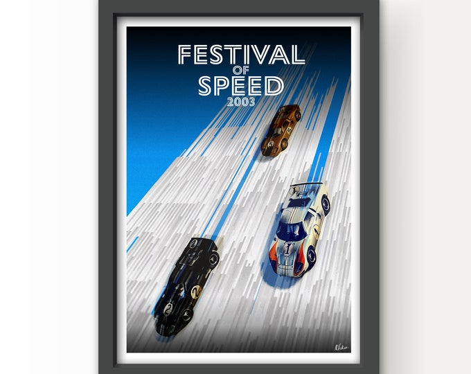 Festival of Speed Ford GT40 Art Print