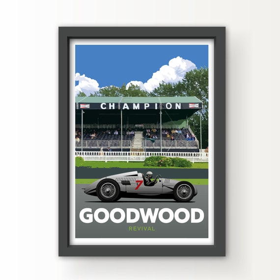 Goodwood Revival Auto Union AG Art Print