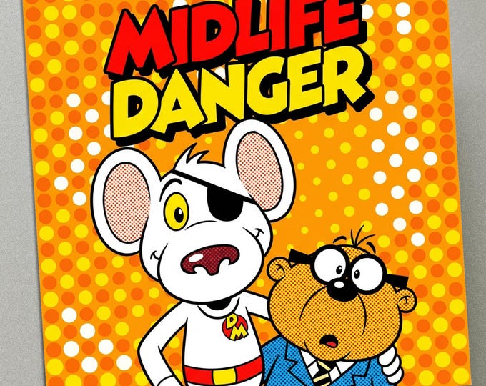 Personalised Birthday Card - Danger Mouse