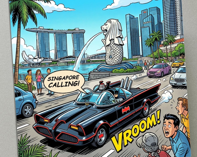 Personalised Birthday Card - Batman in Singapore