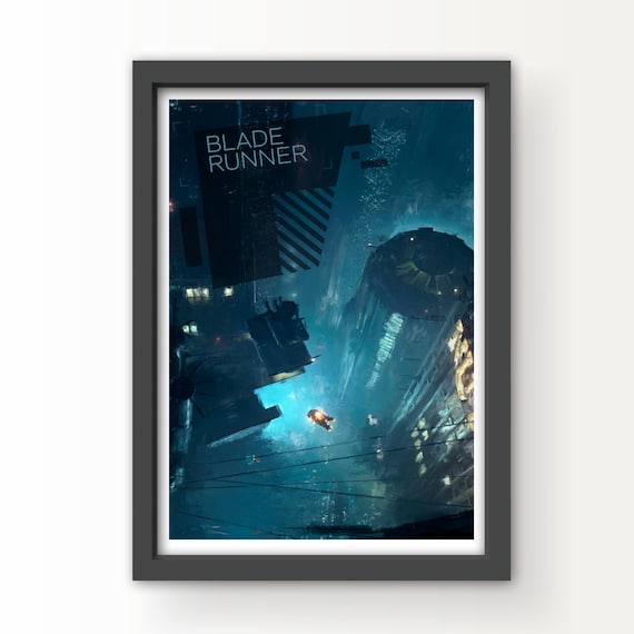Blade Runner Art Print and Greetings Card