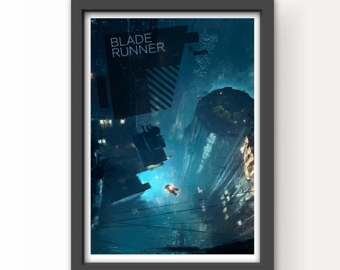 Blade Runner Art Print and Greetings Card