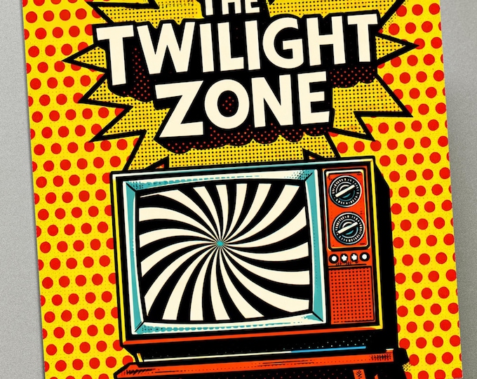 Personalised Birthday Card - The Twilight Zone Retro TV Programme