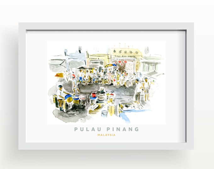 Pulau Pinang, Malaysia Art Print