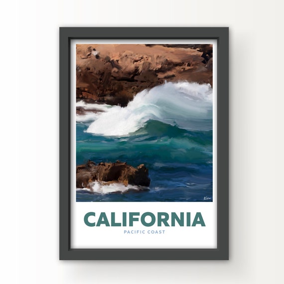 California Pacific Coast Art Print